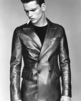 Mens Leather Jacket - LJM107