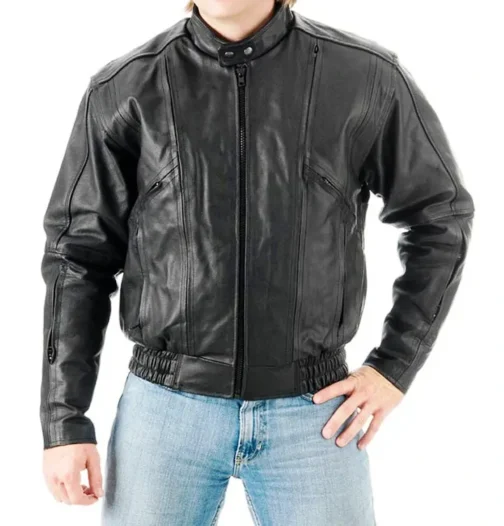 Mens Leather Jacket - LJM021