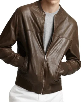 Mens Leather Jacket - LJM023