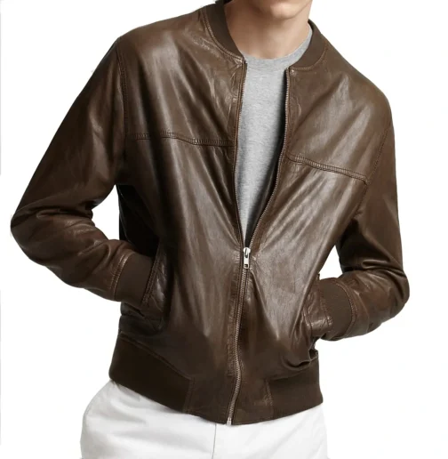 Mens Leather Jacket - LJM023