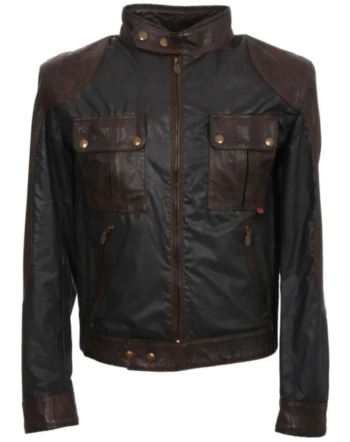 Mens Leather Jacket - LJM037