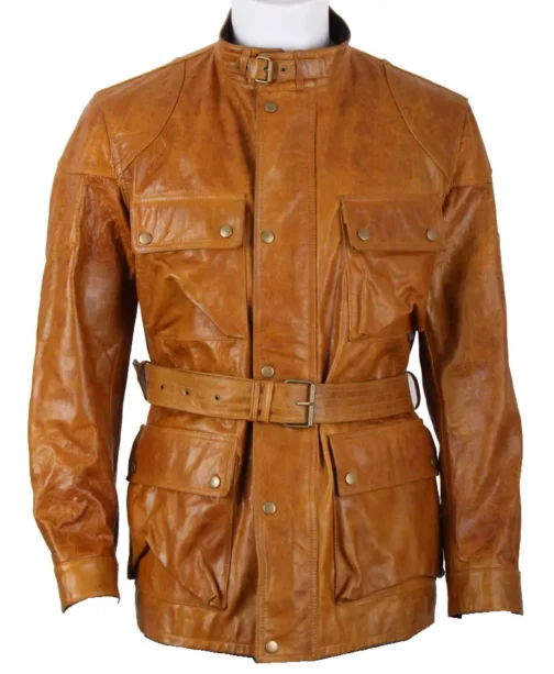 Mens Leather Jacket - LJM040