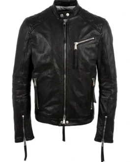 Mens Leather Jacket - LJM049