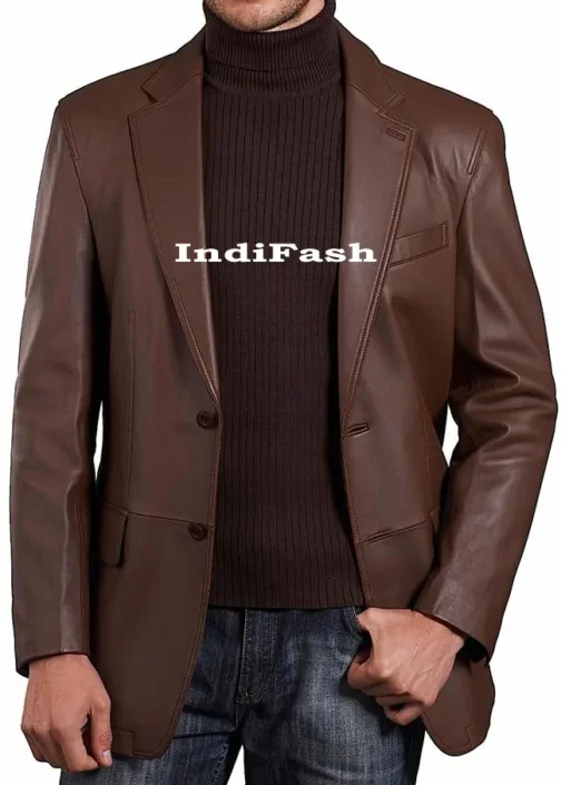 Mens Leather Jacket - LJM005