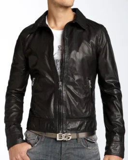 Mens Leather Jacket - LJM065