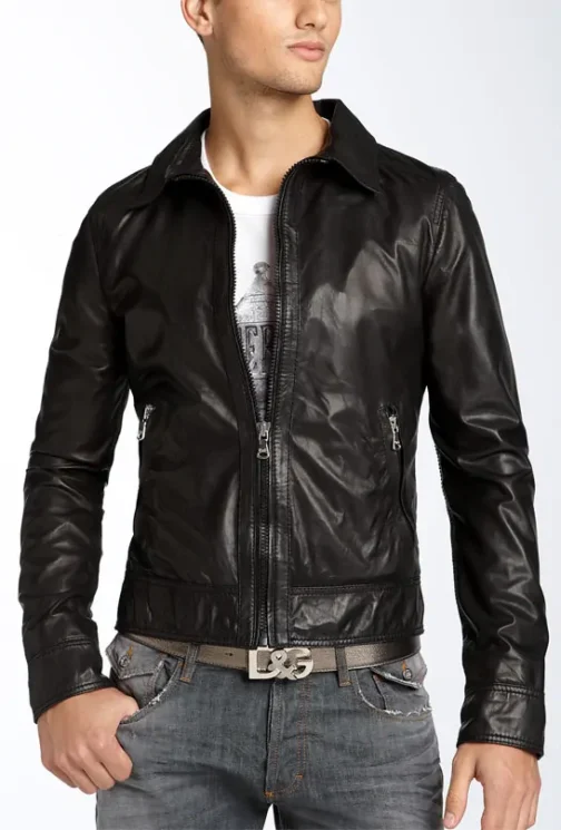 Mens Leather Jacket - LJM065