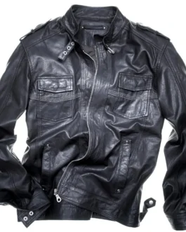 Mens Leather Jacket - LJM068