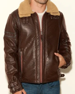 Mens Leather Jacket - LJM076
