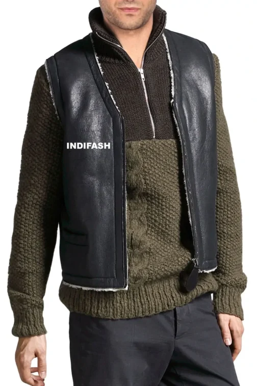 Mens Leather Jacket - LJM008