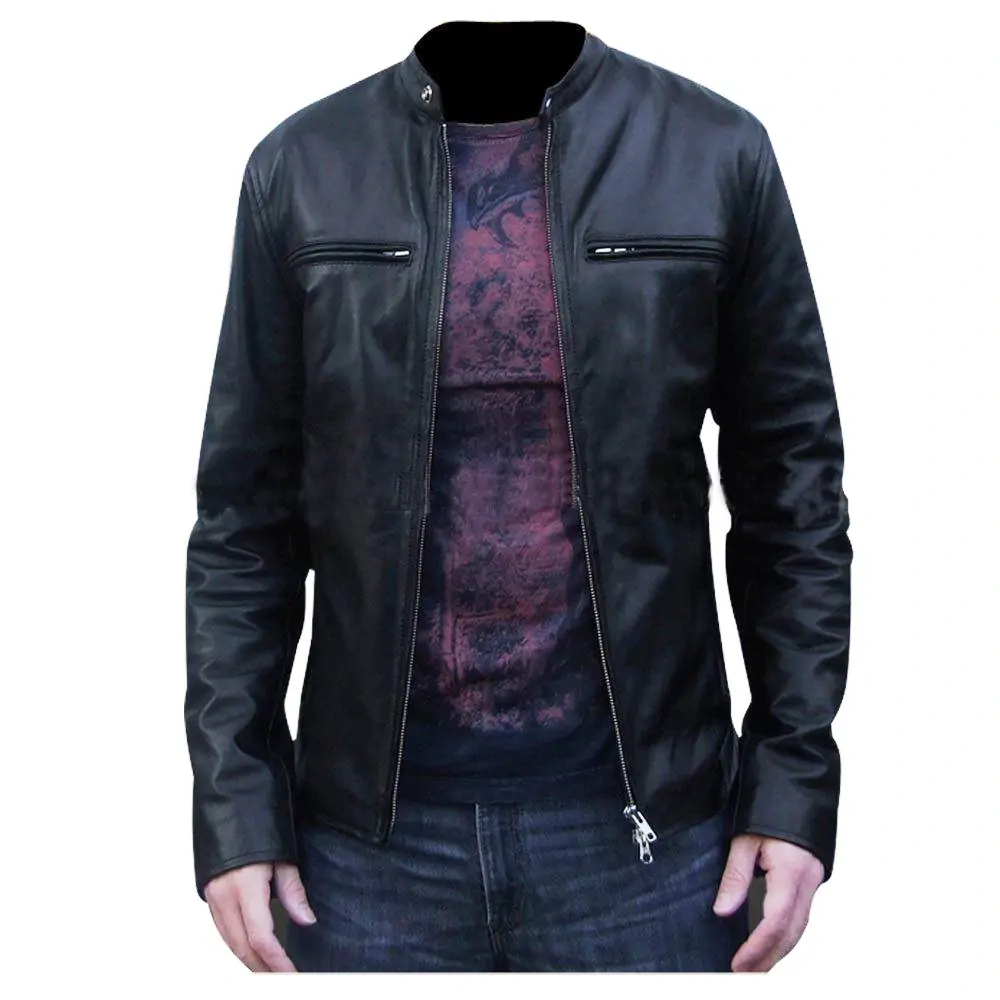 Mens Leather Jacket - LJM087