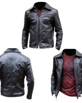 Mens Leather Jacket - LJM088