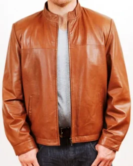 Mens Leather Jacket - LJM095