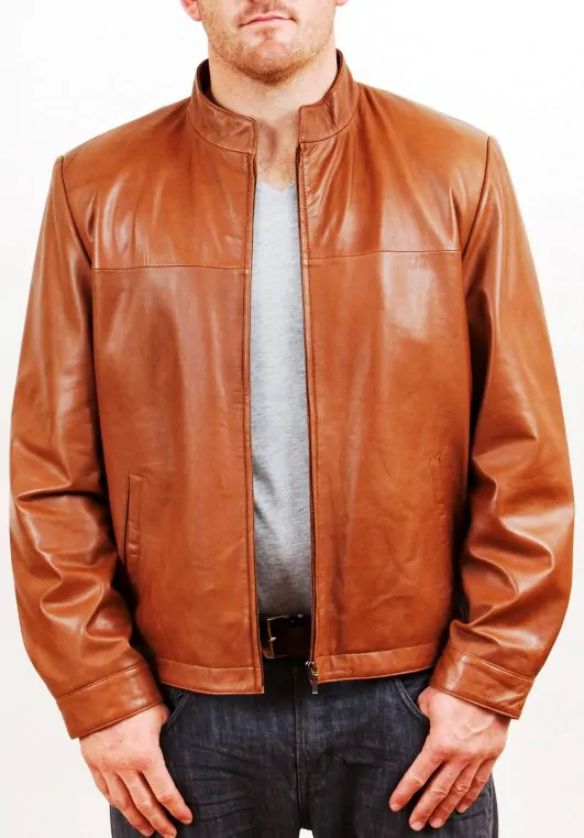 Mens Leather Jacket - LJM095