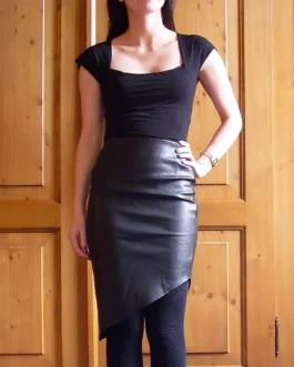 Womens Leather Skirts & Shorts – LSK025
