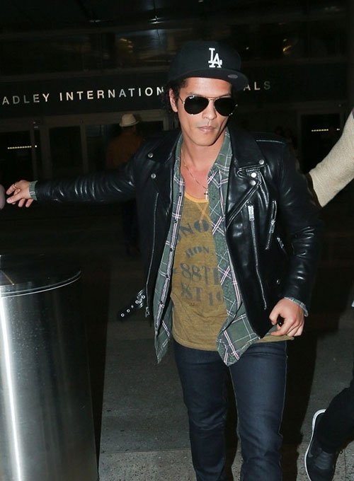 Bruno Mars Leather Jacket