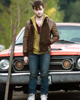 Daniel Radcliff Horns Leather Jacket