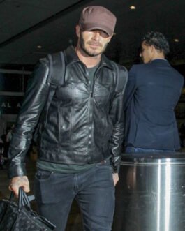 David Beckham Leather Jacket #3