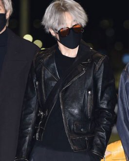 Jimin Leather Jacket