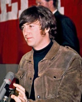 John Lennon Rubber Soul (The Beatles) Suede Jacket