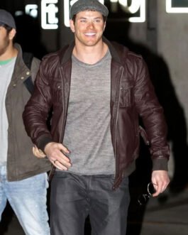 Kellan Lutz Leather Jacket #3