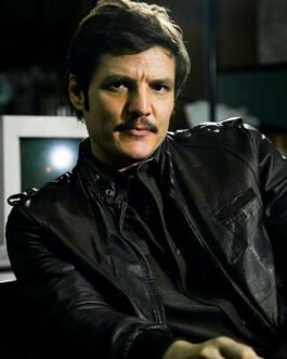 Pedro Pascal Narcos Season 2 Leather Jacket