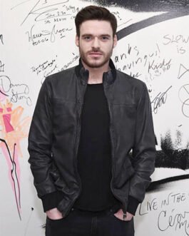 Richard Madden Leather Jacket #1