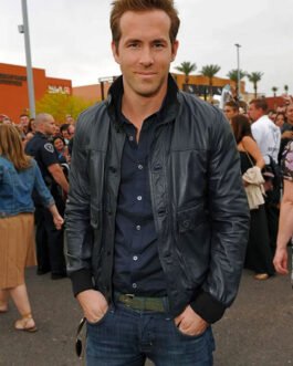 Ryan Reynolds Leather Jacket #4