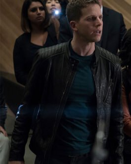 Stark Sands Minority Report Leather Jacket