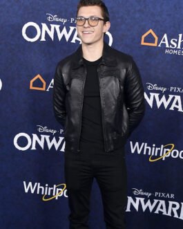 Tom Holland Leather Jacket #1