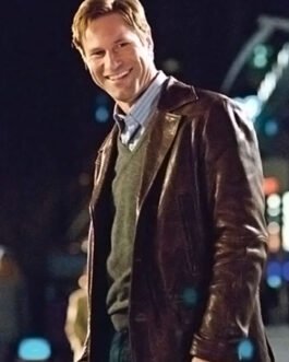 Aaron Eckhart Love Happens Leather Trench Coat