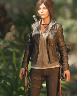 Alicia Vikander Lara Croft Tom Raider Leather Jacket