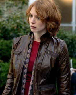 Alicia Witt 88 Minutes Leather Jacket