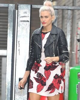 Ashley Roberts Leather Jacket #1