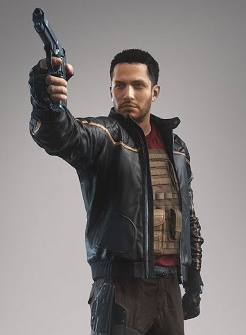 Battlefield Hardline Nick Mendoza Leather Jacket