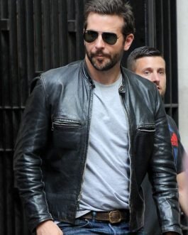 Bradley Cooper Burnt Leather Jacket