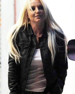 Britney Spears Leather Shirt