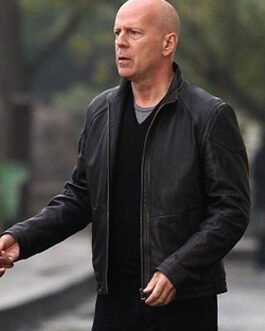Bruce Willis Red 2 Leather Jacket