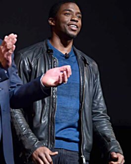 Chadwick Boseman Leather Jacket