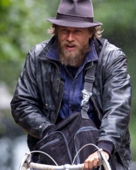 Charlie Hunnam Last Looks Leather Jacket