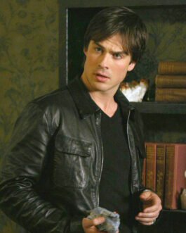 Damon Salvatore Leather Jacket