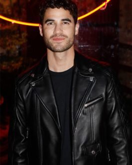 Darren Criss Leather Jacket #1