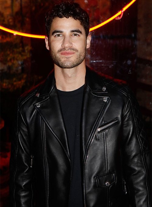 Darren Criss Leather Jacket #1