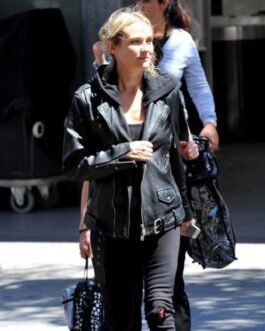 Diane Kruger Leather Jacket