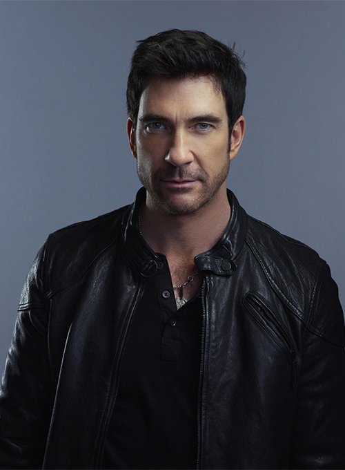 Dylan Mcdermott Hostages Leather Jacket