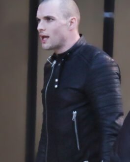 Ed Skrein Deadpool Leather Jacket