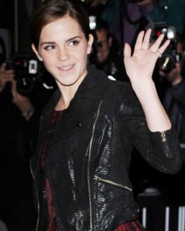 Emma Watson Gq Awards Leather Jacket