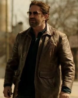 Gerard Butler Den Of Thieves Leather Jacket