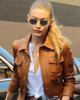 Gigi Hadid Leather Jacket