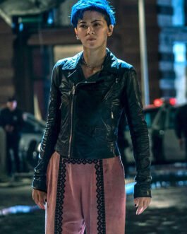 Jessica Henwick The Matrix Resurrections Leather Jacket