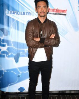 John Cho Leather Jacket #2